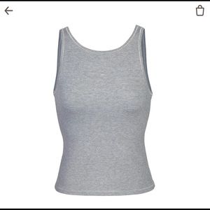 SKIMS Summer Sleep High Neck Rib Tank